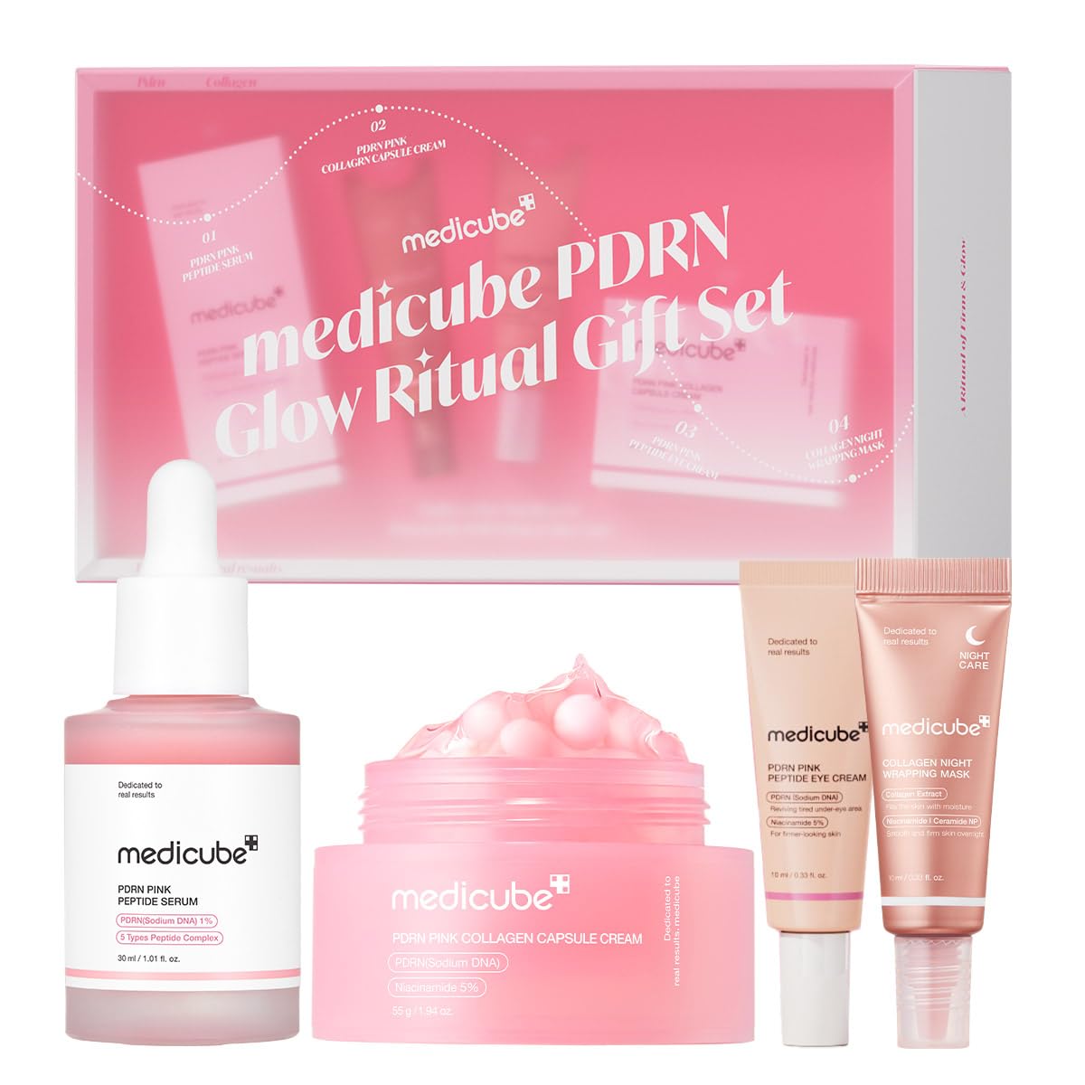 Amazon.com : medicube PDRN Glow Ritual Gift Set | Collagen